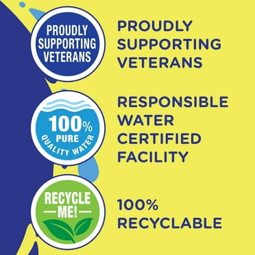 Pure Life Purified Water, 1 Gallon, Plastic Bottled Water Jug