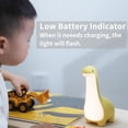 thumbnail image 5 of Lámpara de noche de dinosaurio, luz de noche regulable, recargable por USB, luz de sueño para dormitorio de niños, lindos regalos para niñas, niños y adolescentes, 5 of 5