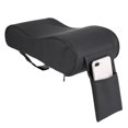 thumbnail image 3 of Universal Leather Car Armrest Pad Memory Foam Auto Cushion Mat Covers with Cell Phone Pocket, 3 of 5