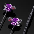 thumbnail image 1 of Wired Headphone Multi-Core Moving Coil ABS 4 Speaker HiFi Earphone for Music, 1 of 7