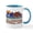 White/Blue Inside, variant on CafePress - Yellowstone National Park Mug - 11 oz Ceramic Mug - Novelty Coffee Tea Cup