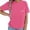 Hot Pink, variant on Maternity Nursing Top With Zipper Opening And Pocket for Comfortable Breastfeeding And Pregnancy Wear Maternity Clothes