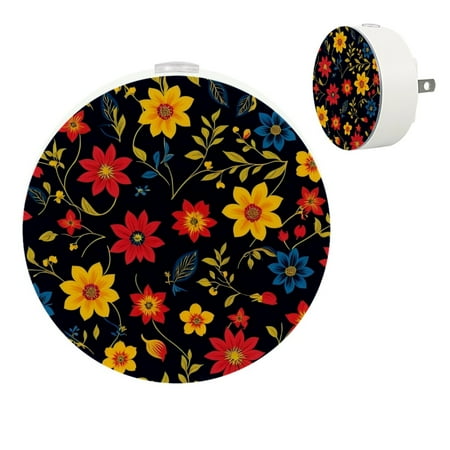 

YZUOUZY Bedside Lamps LED Lamp Bedroom Lamps Set of 2 Amaryllis Bluebell BeFloral Flowers