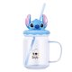 thumbnail image 1 of Vaso de Vidrio de Disney Stitch - Vaso y Taza de Disney Lilo & Stitch - Vaso de Dibujos Animados de Anime para Niños - Colección Oficial de Vasos (Vaso de Vidrio Oficial de 17 oz), 1 of 4