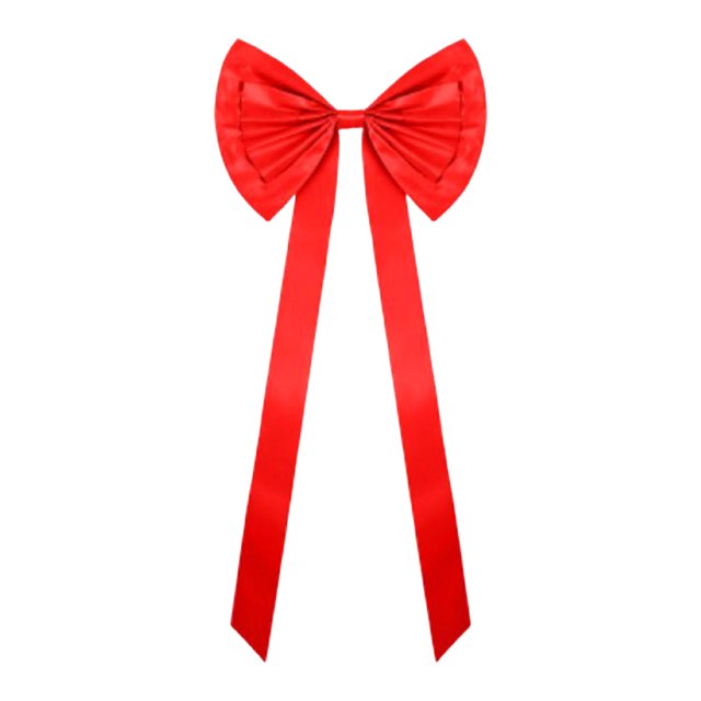 Lazo navideño, decoración navideña, lazo gigante, manualidades, envoltura de regalos, Navidad Rojo