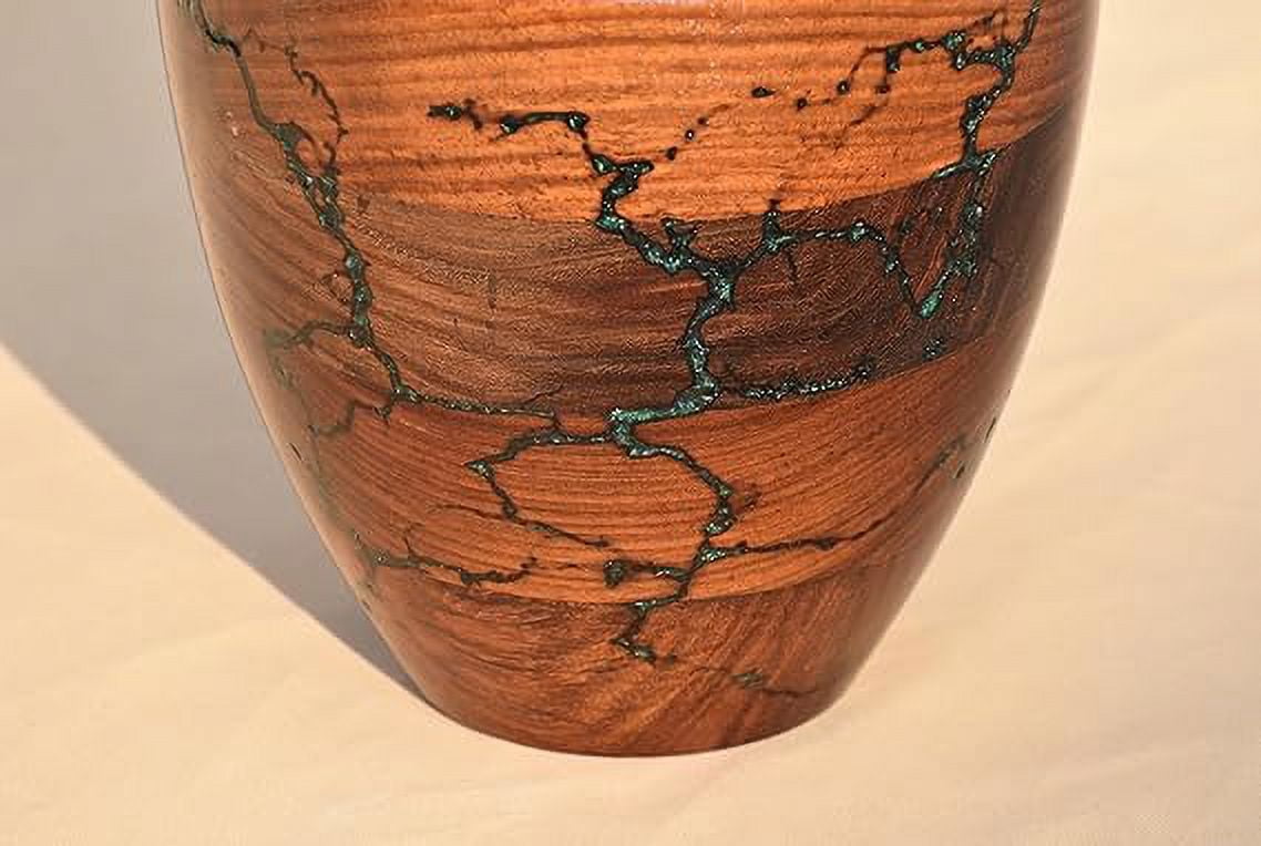 Rosewood Decorative urn Funeral Urn for Adult Pet Loss urn Memorial urn Wooden urn Box Lichtenberg Figure Resin urn for Ashes Cremation urn Urn for Human Ashes (Large up to 200 lb)