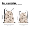 thumbnail image 2 of Fuzoiu Retro Rooster Print Drawstring Backpack for Gym, Travel, Yoga,Sports Sackpack String Bag for Women Men-Small, 2 of 6