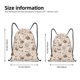 thumbnail image 2 of Fotbe Chicken With Floral Bolsa Mochila con Cordón Estampada, Bolsa de Gimnasio Deportiva, Bolsa Cinch, Bolsa con Cordón para Hombres y Mujeres-Small, 2 of 6