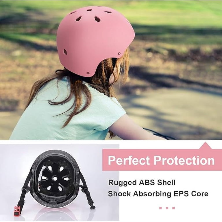 actually comfortable kids bike helmet Odoland Kid's Adjustable Fits 48-54cm for Boy & Girl Age 3-8 black / pink / green / blue (optional) Size Kids Bike Helmet for Toddlers