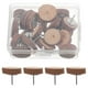 thumbnail image 1 of Chinchetas de madera decorativas para tableros de corcho, proyectos de manualidades, con caja de almacenamiento, 20 unidades, 1 of 8