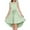 Light Green, variant on WOYY Little Girls A Line Dress Sleeveless Ruffle Irregular Dress with Belt, Sizes 5-6Y