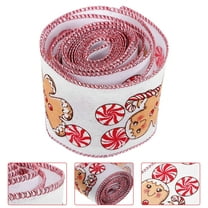 LOLIPPYY Wired Linen Ribbon for Holiday Christmas Decoration, Wrapping, and Festive Craft Projects
