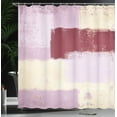 thumbnail image 3 of Ambesonne Abstract Shower Curtain, Grunge Design Art Abstract, 69"Wx84"L, Pastel Yellow, 3 of 4