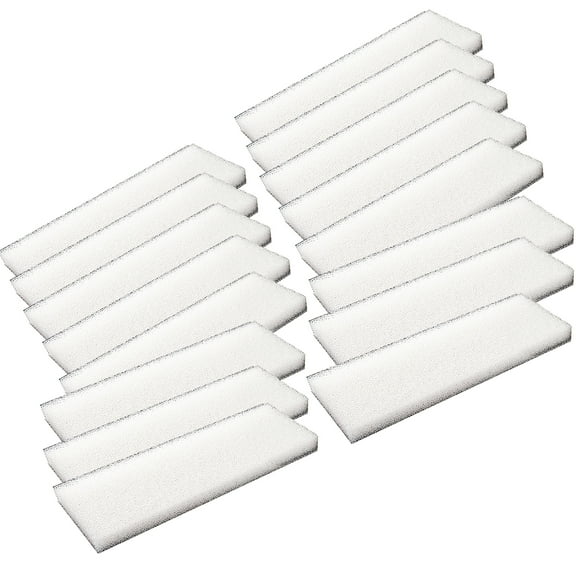 Qzbhct 10 Pcs Foam Filter Pads Inserts for Fluval 204 205 206 304 305 306 Canister Filter Aquarium Bio Sponge Replacement