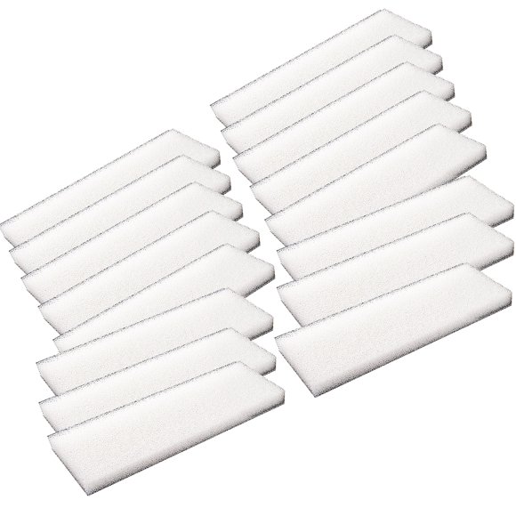 Qzbhct 16 Pcs Foam Filter Pads for Fluval 204 205 206 304 305 306 Canister Filter Aquarium Bio Sponge