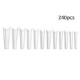 thumbnail image 1 of 240pcs/Box Full Cover Fake Artificial Nail Tips Nail Art Tool (Transparent), 1 of 10