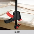 thumbnail image 5 of Hyper Tough 12-Inch Trigger Ratcheting Bar Clamp and Spreader, 5 of 12