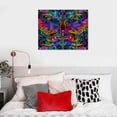 thumbnail image 5 of Orinice Dragon Cross Psychedelic Fine Art Aesthetic Wall Painting for Classroom Kitchen Office Farmhouse Bathroom Room Decor Pictures Wall Art Painting Canvas Wall Art Canvas Living Room, 5 of 6