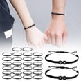 thumbnail image 5 of Carroterr Heart Initial Bracelets 26 Letters Initial Bracelet A-Z Braided Brace Fast Y5M2, 5 of 10