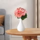 thumbnail image 4 of CaiYueKe Artificial Hydrangea Flowers Fake Silk Wedding Bouquet Centerpiece Home Decor Floral Arrangements for Table Party Church Hotel Decoration Real Touch Lifelike Greenery Bouquets Bulk, 4 of 7