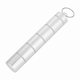 thumbnail image 1 of Mini pilulier portable étanche avec porte-clés (6 boîtes), 1 of 4