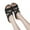 Black, variant on Cameland Shoes Summer Ladies Fashion Slippers Women's Flower Slope Heel Sandals Casual Wear Shoes