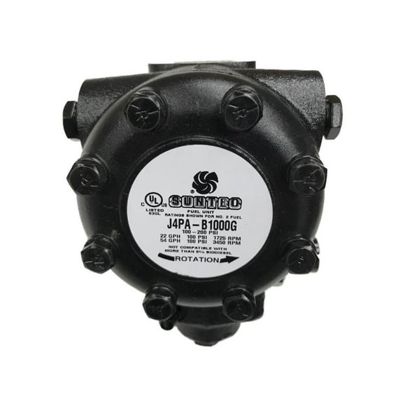 Suntec J4PAB10008M Fuel Oil Pump RPM 1725/3450, GPH 12/44, PSI 200