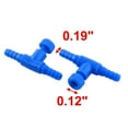 thumbnail image 2 of Unique Bargains Fish Tank Aquarium Plastic One Way Air Control Valves Blue 20 Pcs, 2 of 3