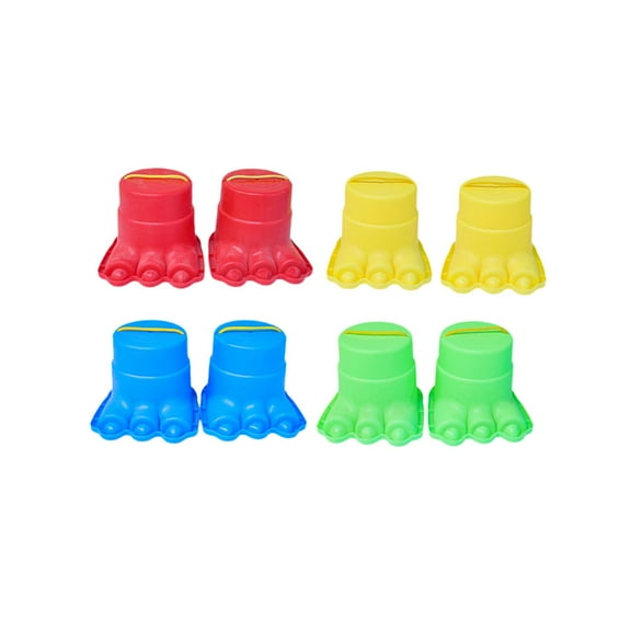 8 Pieces Jumping Stilts Toy Stepper Toys Stilts Game Balance Ability Developing for Childrens Playground