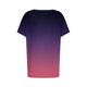 thumbnail image 4 of Blusas para las Mujeres Casual, Rayas Impresas Patchwork Manga Corta Cuello Redondo Top Hecho de 95% Poliéster 5% Spandex para el Verano, Tops Cortos para las Mujeres, 4 of 5