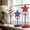 #6 48-HOUR FLAG SALE: Independence Day decorations – Ends Soon!, variant on QuanTara Red White and Blue Patriotic Imitation Flower Basket, 14.96 Inch Wheat Ear Hanging Decoration for 4th of July, Front Door, Wall, Porch & Holiday Decor