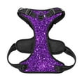 thumbnail image 5 of Bingfone Purple Glitter No Pull Dog Vest Harness For Small Medium Large Dogs Strap For Puppy Walking,Training,Dog Harness-Small, 5 of 9