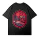 thumbnail image 4 of Hazbin Hotel Casual de la moda de las mujeres de manga corta Impreso Cuello Redondo Pullover Tops Negro/S, 4 of 4