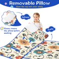 thumbnail image 3 of Pioneer Flower Floral Print Pattern Toddler Nap Mats for Kids Preschool,Sleeping Mat Bag or Kids,Toddler Sleeping Bag,Toddler Nap Mat or Daycare, 3 of 6