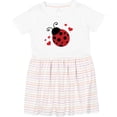 thumbnail image 3 of Inktastic Lady Bug and Hearts Girls Toddler Dress, 3 of 5