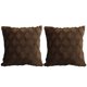 thumbnail image 1 of Dinheiro Juego de 2 Piezas de Funda de Almohada de 18X18" con Funda de Almohada Bohemia Decorativa de Color Sólido, Funda de Cojín, Felpa Suave, 1 of 5