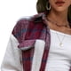 thumbnail image 5 of Pntutb - Chaqueta informal holgada de forro polar con solapa y botones para mujer Pntutb Pntutb-7244, 5 of 6
