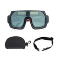 thumbnail image 1 of Gafas de soldador con oscurecimiento automático solar, protección para soldadura con lentes de policarbonato ajustables y protección contra arco eléctrico., 1 of 12