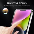 thumbnail image 6 of FIEWESEY for iPhone 15 Tempered Glass Screen Protector,9H Hardness Anti-Fingerprint High Definition Tempered Glass Screen Protector for iPhone 15 - 1 Pcs, 6 of 6