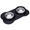 thumbnail image 1 of Comederos para perros de acero inoxidable y bebederos para perros con sistema antiderrames y antideslizante., 1 of 5