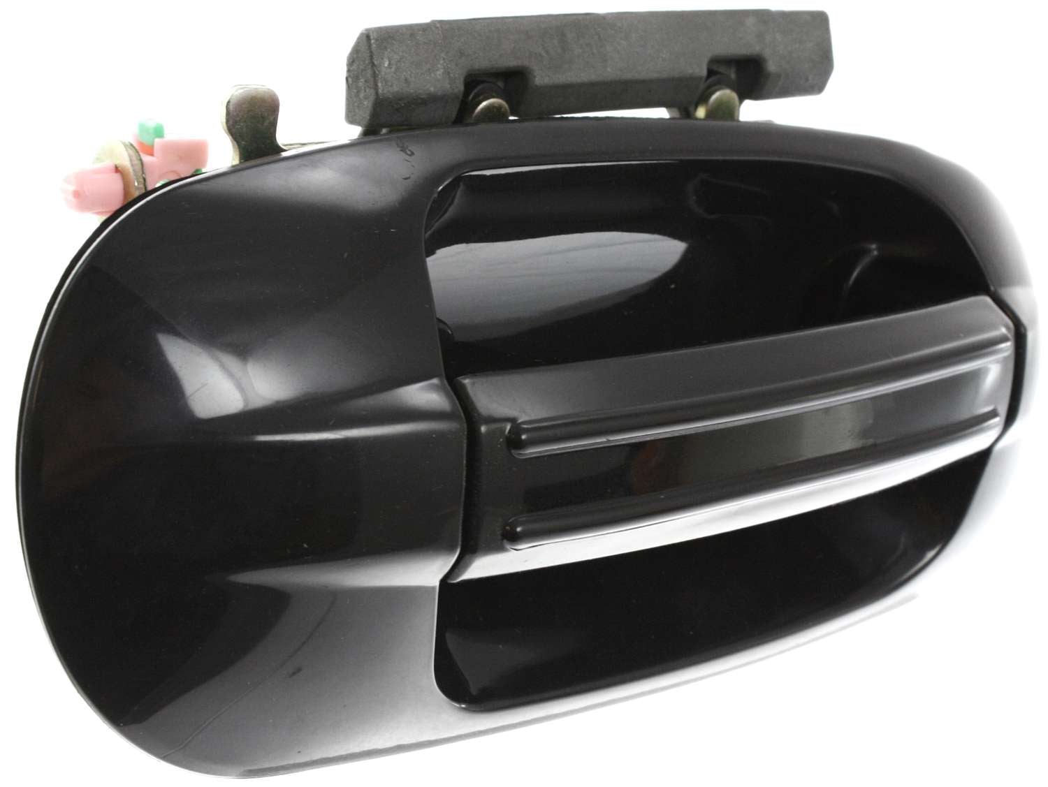Replacement F491319 Exterior Door Handle Compatible with 2003-2015 Ford Expedition Rear, Right Passenger Smooth Black