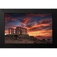 thumbnail image 2 of Kaddas, Chris 14x10 Black Modern Framed Museum Art Print Titled - Temple Of Poseidon, 2 of 5