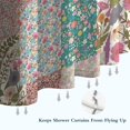 thumbnail image 6 of Pioneer Flower Floral Print Pattern Shower Curtain 72"x72" ,Bathroom Decorative Shower Curtains Set with 12 Hooks,Modern Waterproof Washable Shower Curtain, 6 of 6