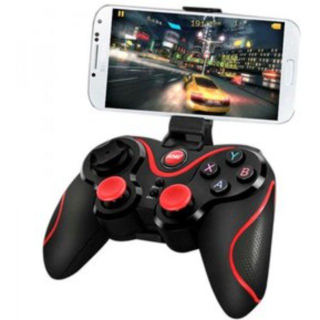 Joystick de control Bluetooth Gamepad para teléfono celular - Negro
