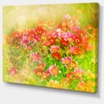 thumbnail image 2 of Colorful Spring Garden with Flowers - Large Floral Canvas Artwork, 2 of 4