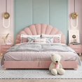 thumbnail image 3 of Solid Wood Pink Color Big Princess Children's Bed Girl Bed 2 To 14 Years Olds Kid Bed Bedroom Furniture Set Lit Enfant Fille My Lux Decor Round, 3 of 10