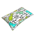 thumbnail image 3 of Bixox Funny Dinosaurs on Stripes Printed Pillow Protector,Super Soft Ideal for Home,Guests,Rentals - 14"x20", 3 of 8