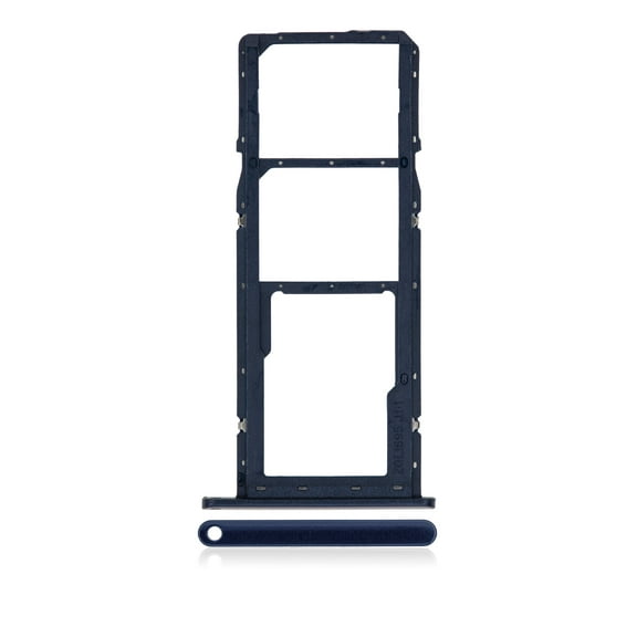 Replacement Dual Sim Card Tray Compatible For Samsung Galaxy A01 (A015 / 2020) (Blue)