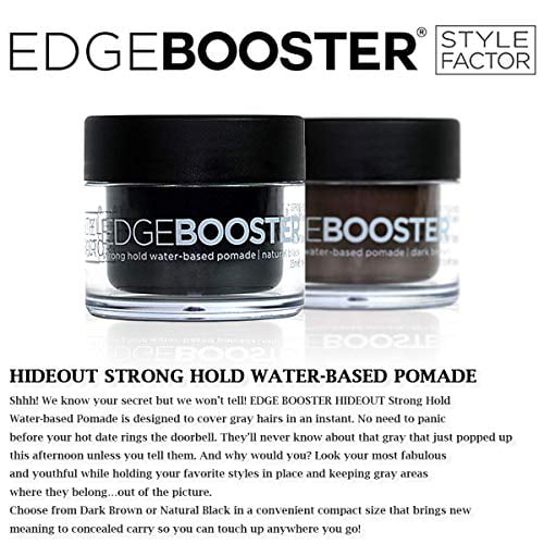 Style Factor EDGEBOOSTER Hideout Strong Hold Nature Black 3.38 oz