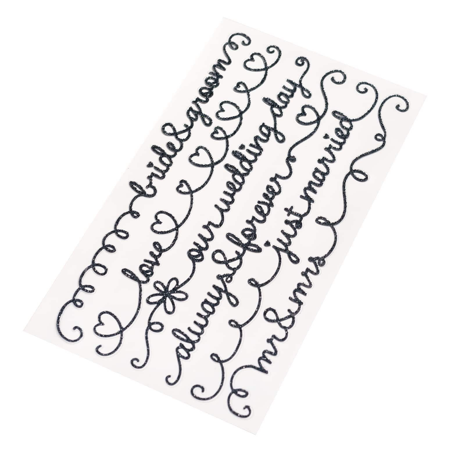 Michaels Bulk 12 Pack: Script Wedding Border Stickers By Recollections™ -  Walmart.com